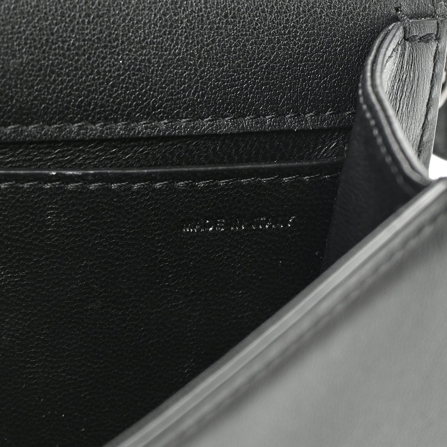 Calfskin Monochrome Vlogo Mini Loco Crossbody Bag Black