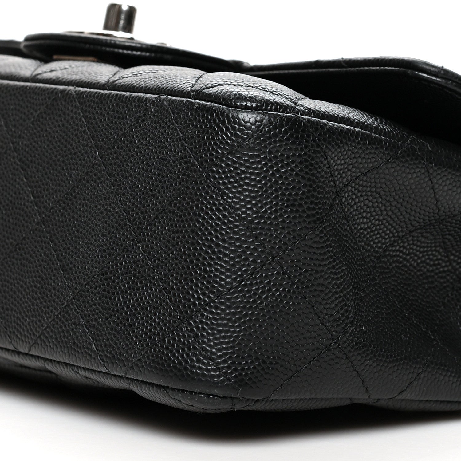 Chanel Caviar Quilted Mini Rectangular Flap Black 9 of 9