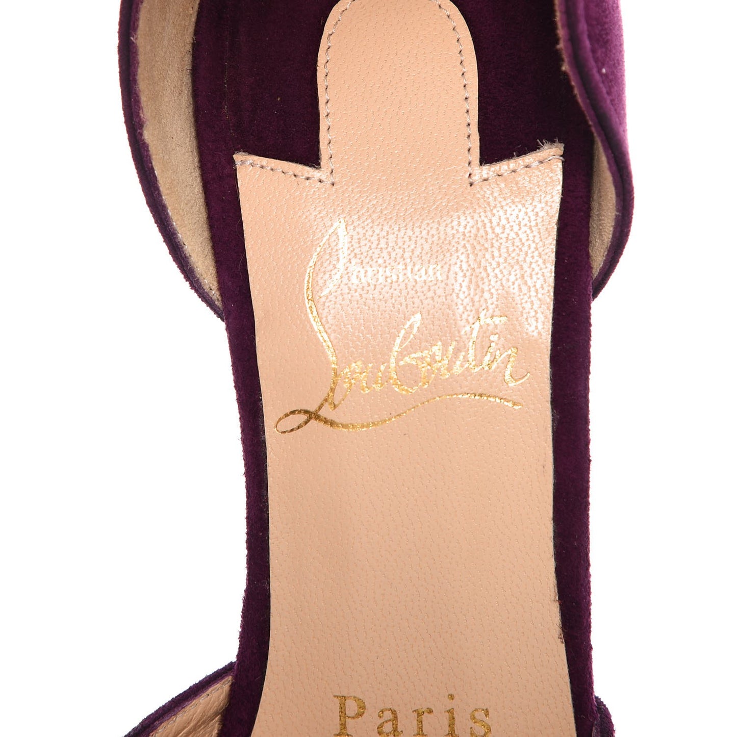 Veau Velours Aketi 100 Ankle Strap Wedge 36.5 Merlot