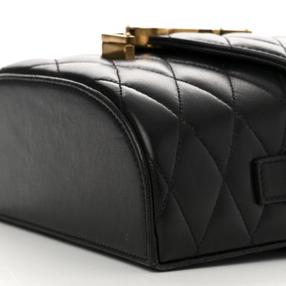 Saint Laurent Lambskin Matelasse Monogram June Box Bag Black 9 of 11