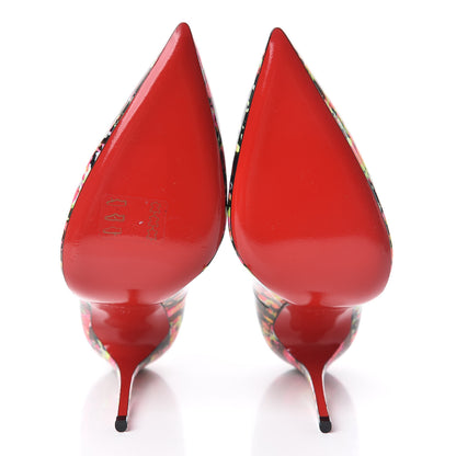 Christian Louboutin Patent Granite So Kate 120 Pumps 37 Multicolor 5 of 9