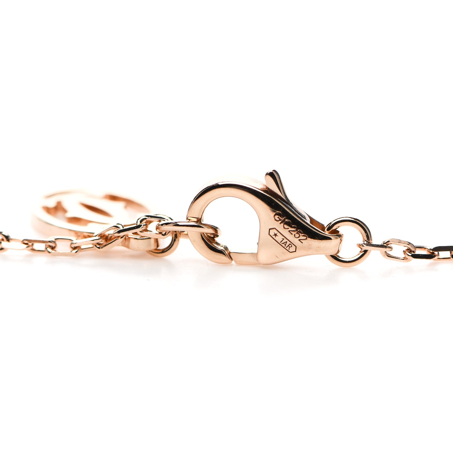 18K Pink Gold Diamond SM D'Amour Pendant Necklace
