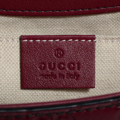 Gucci Soft Guccissima Medium Emily Chain Shoulder Bag Classic Ruby 6 of 8