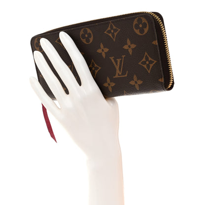 Louis Vuitton Monogram Clemence Wallet Fuchsia 2 of 7
