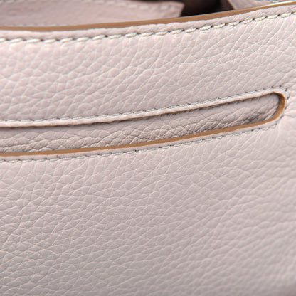 Chloe Calfskin Mini Marcie Round Crossbody Bag Abstract White 12 of 22
