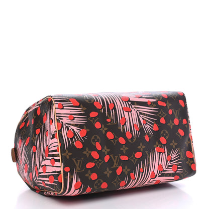 Louis Vuitton Monogram Jungle Dots Speedy 30 Sugar Pink Poppy 4 of 9