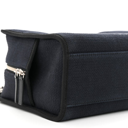 Chanel Denim Deauville Bowling Bag Dark Blue 9 of 11