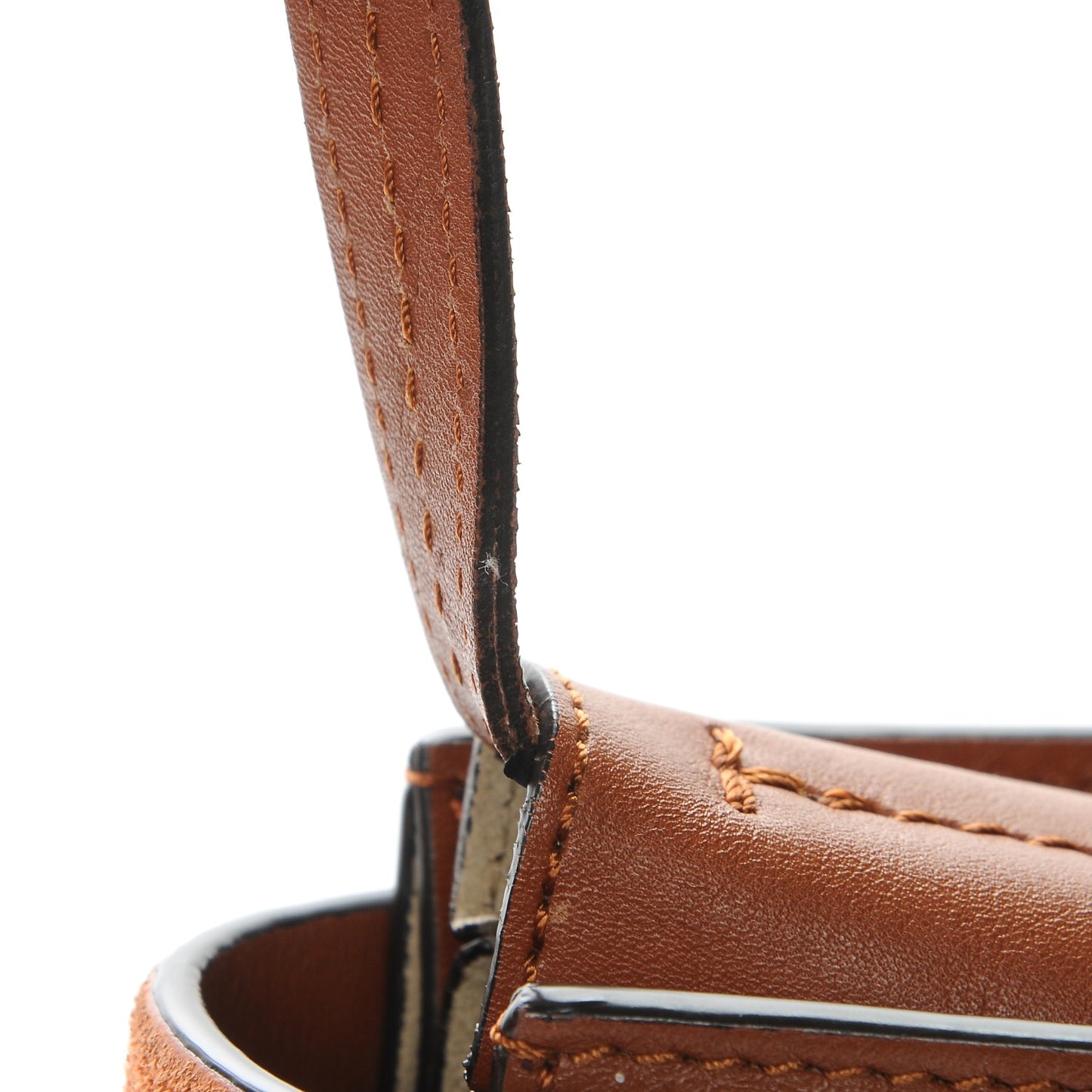 Suede Calfskin Small Faye Shoulder Bag Tobacco