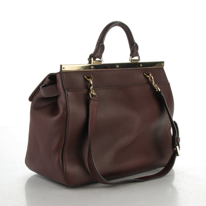 Mulberry Classic Calfskin Suffolk Oxblood 3 of 7