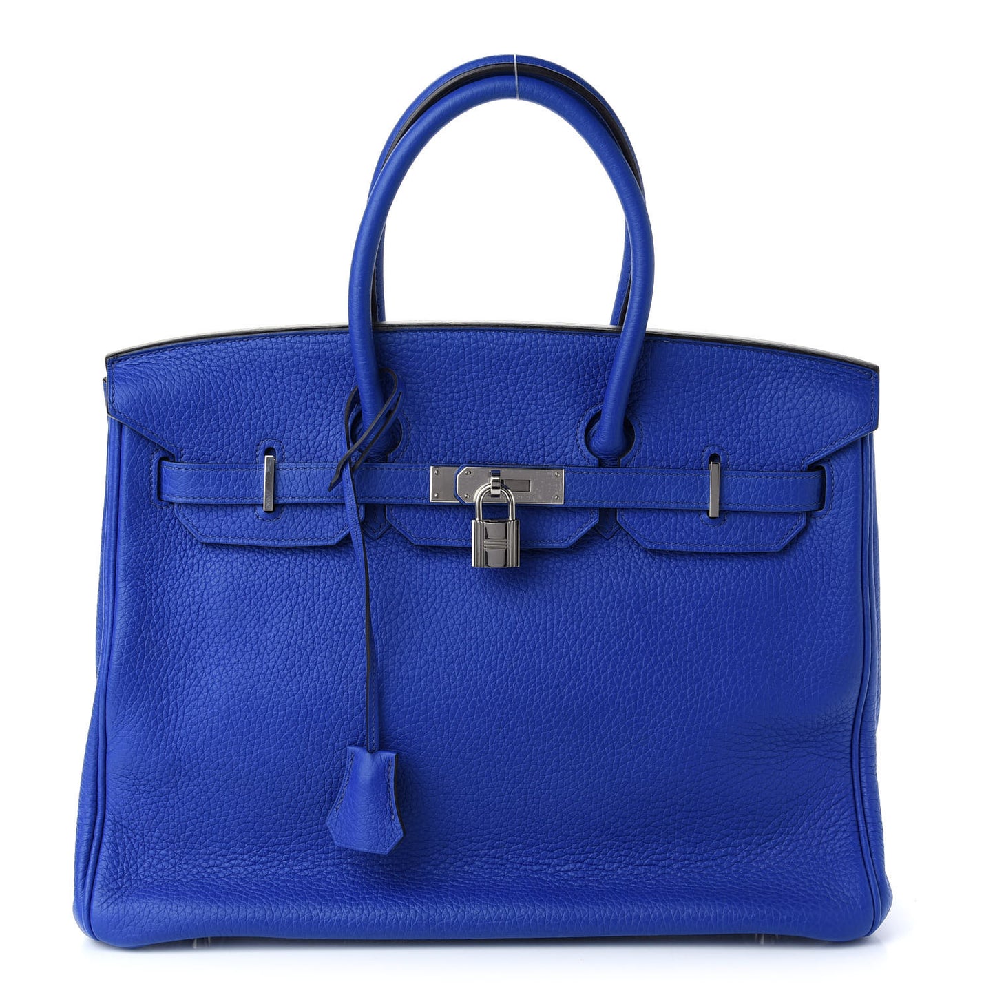 Togo Birkin 35 Bleu Electrique