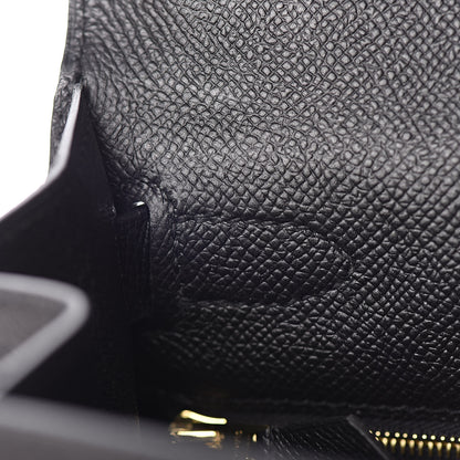 Hermes Epsom Kelly Sellier 28 Black 19 of 37
