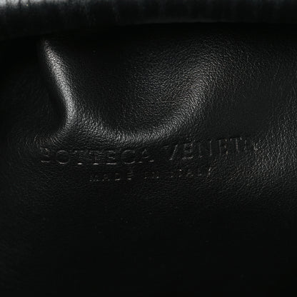 Bottega Veneta Bark Calfskin Embossed The Pouch Oversized Clutch Black 6 of 9