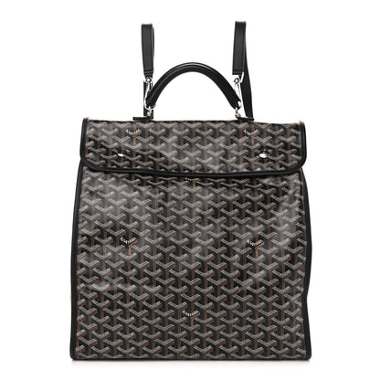 Goyard Goyardine Saint Leger Soft Briefcase Backpack Black 1 of 8