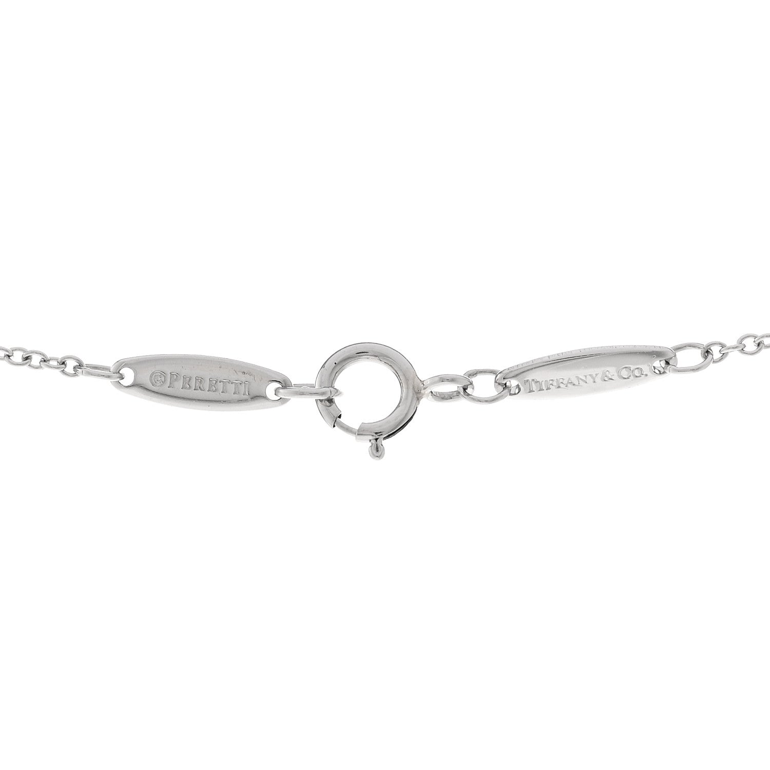 Tiffany Platinum Diamond .33ctw Elsa Peretti Diamonds by the Yard Station Necklace 4 of 5
