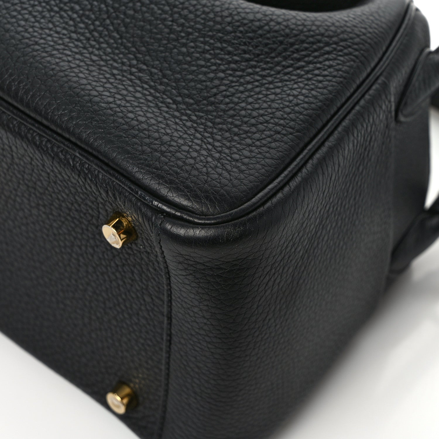Hermes Taurillon Clemence Lindy 26 Black 10 of 11
