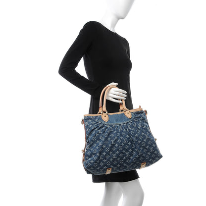 Louis Vuitton Denim Neo Cabby GM Blue 3 of 8