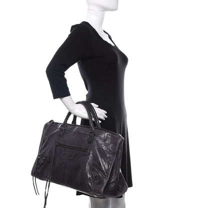 Balenciaga Agneau Classic Hardware Work Bleu Roi 2 of 10