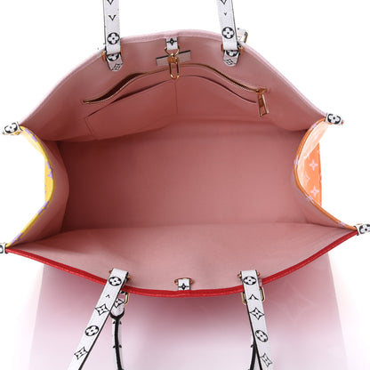 Louis Vuitton Monogram Giant Onthego GM Rouge Rose 4 of 4