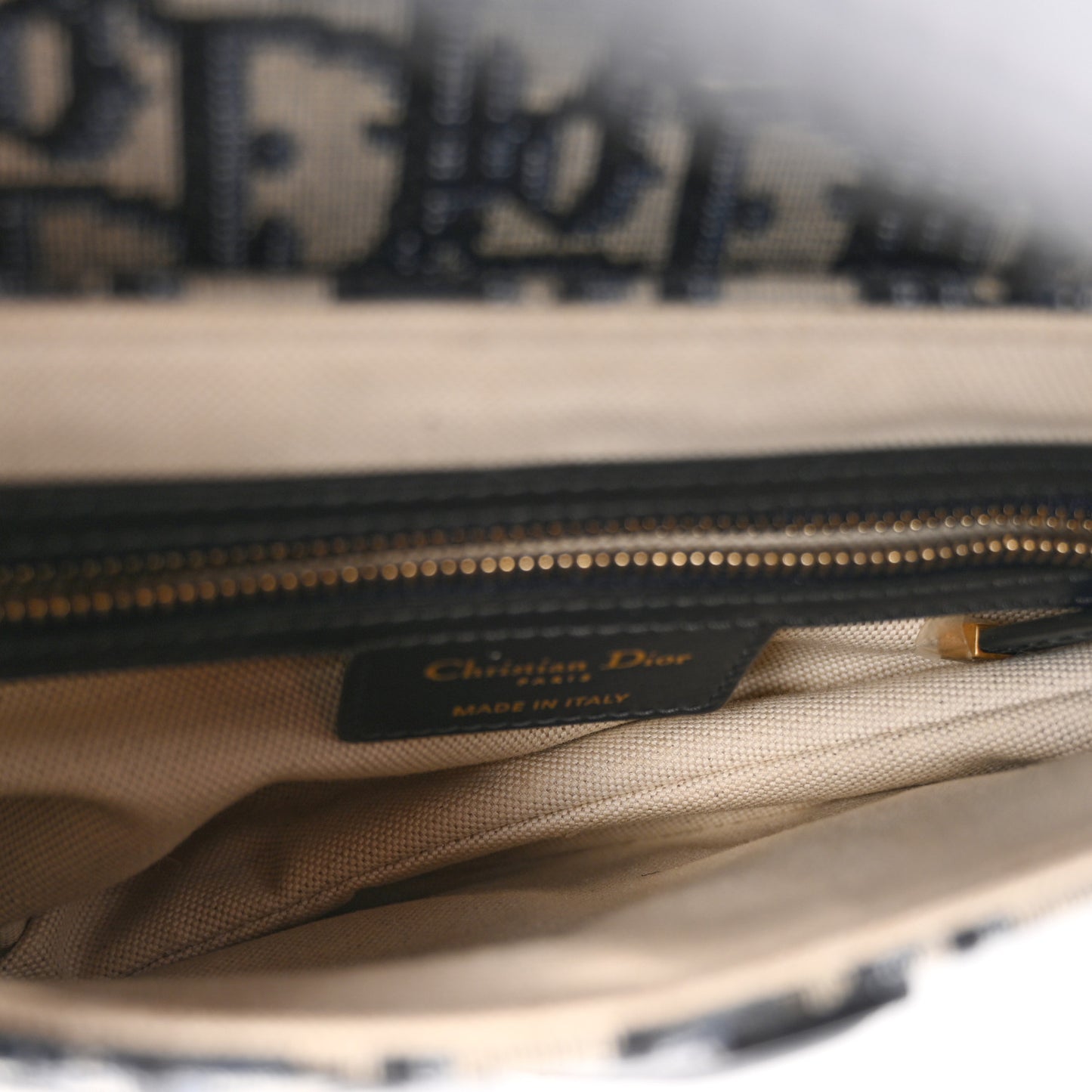 Oblique Saddle Bag Blue