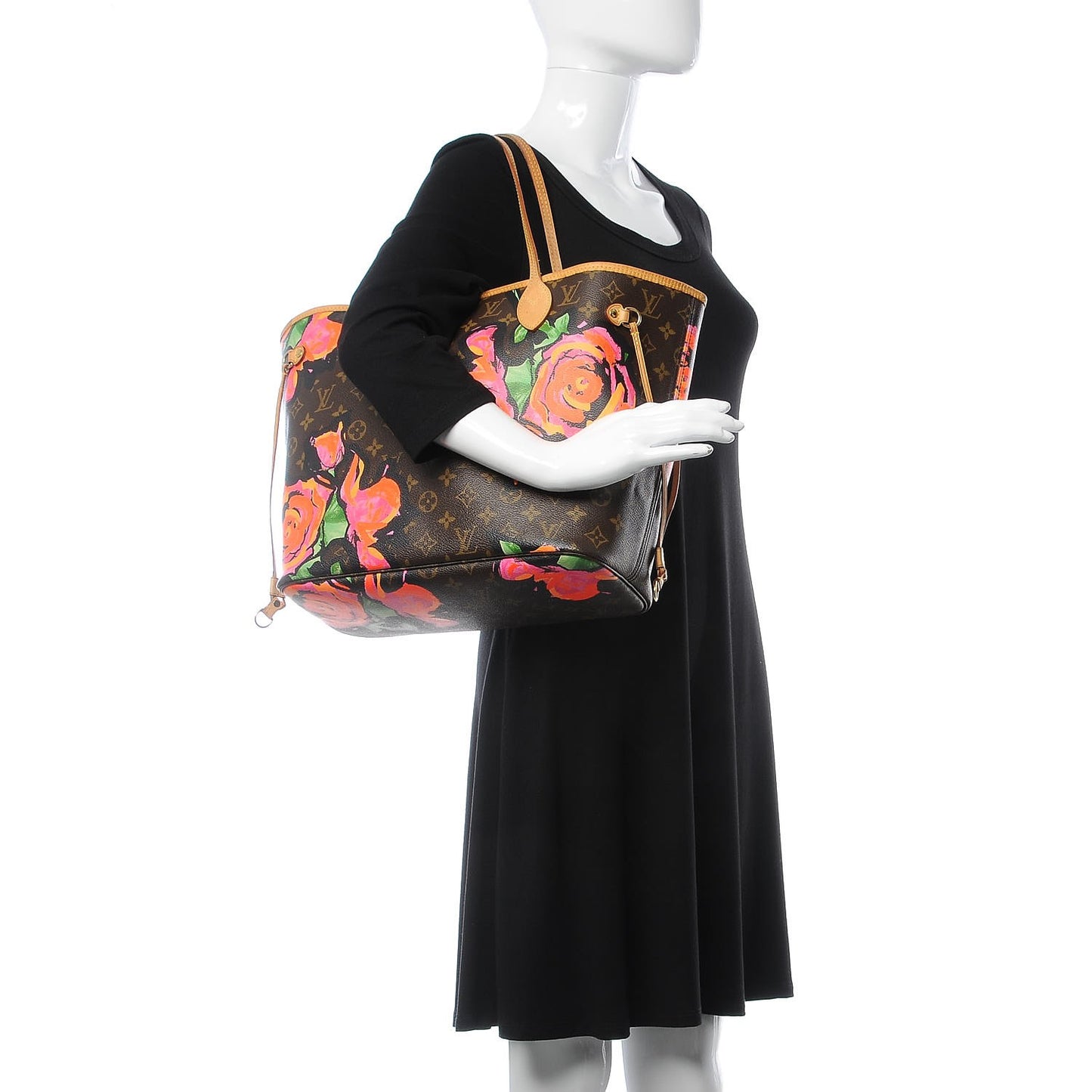 Monogram Roses Neverfull MM