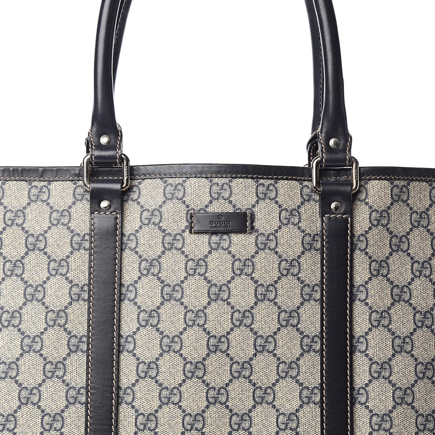 GG Plus Monogram Joy Vertical Tote Navy