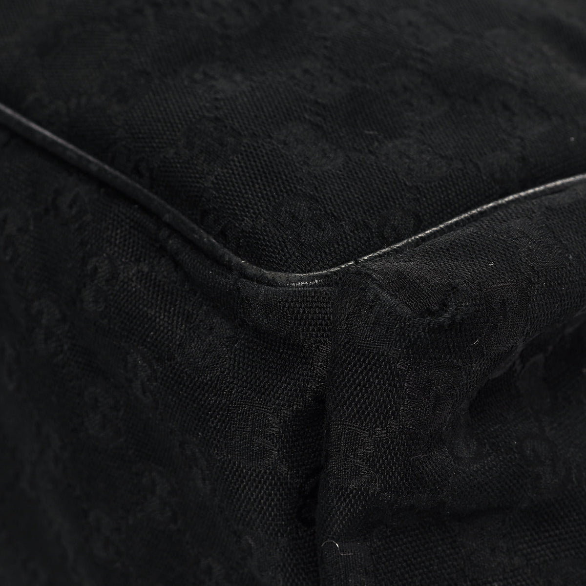 Monogram Large Diaper Bag Black