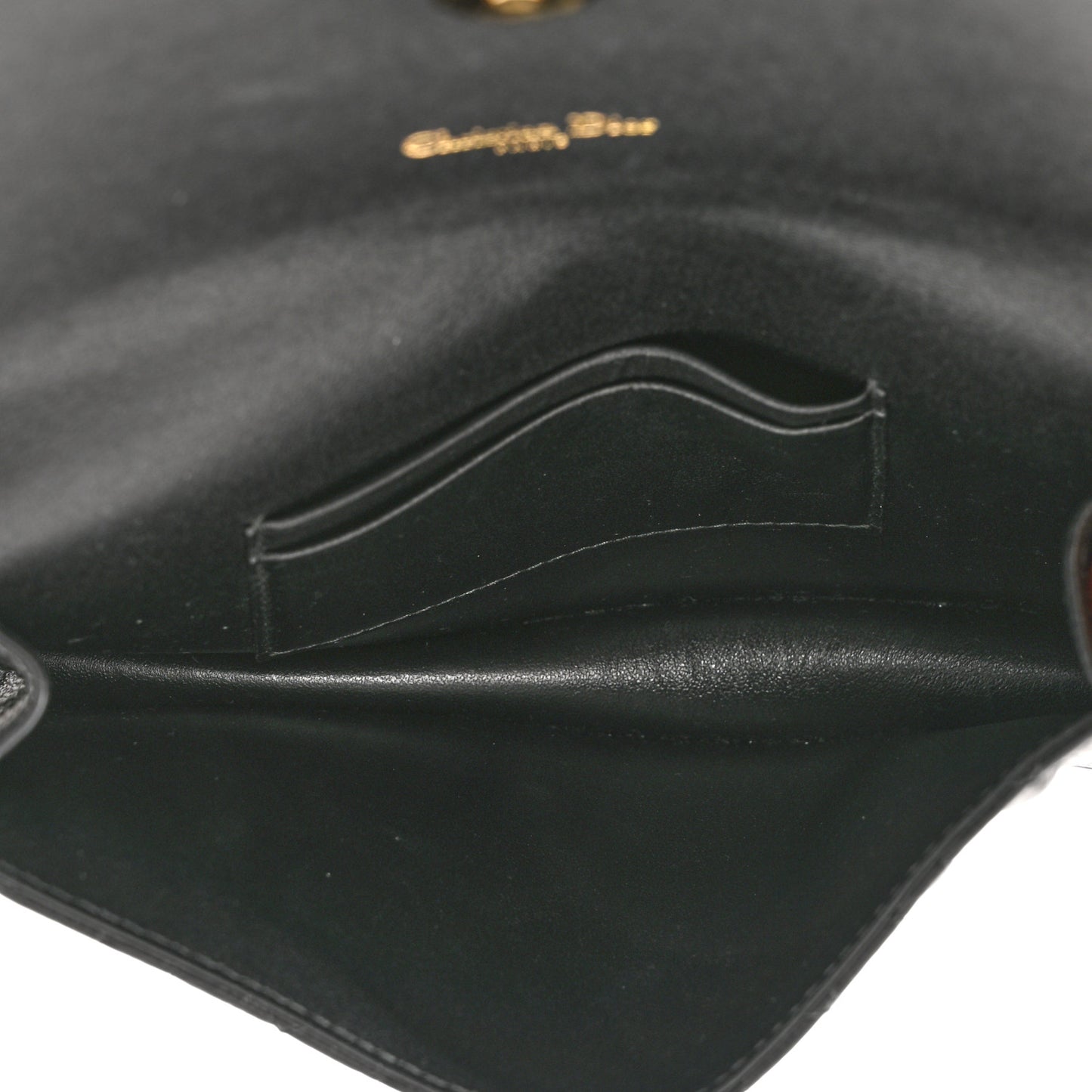 Supple Calfskin Cannage Caro Belt Pouch with Chain Black