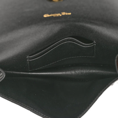 Christian Dior Supple Calfskin Cannage Caro Belt Pouch with Chain Black 5 of 10