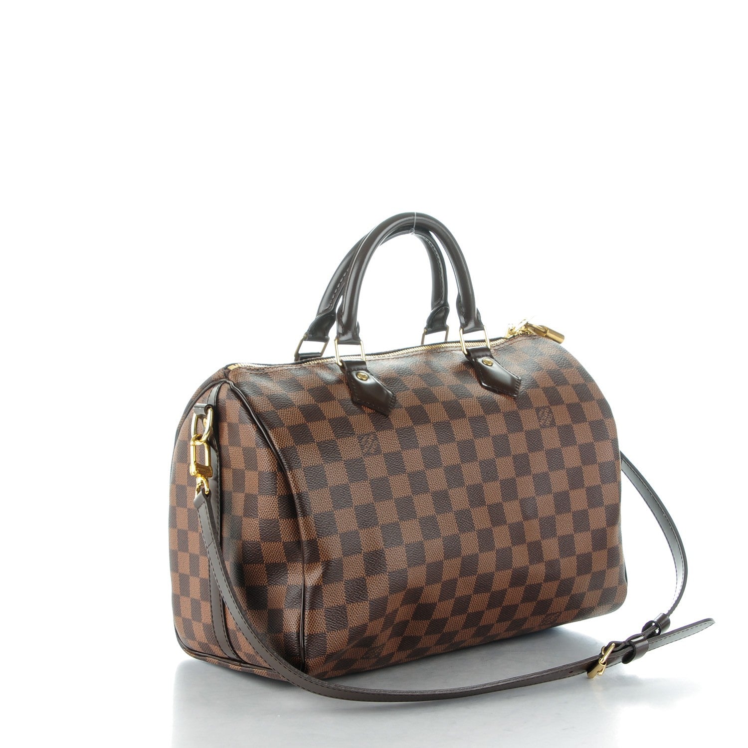 Louis Vuitton Damier Ebene Speedy Bandouliere 30 3 of 8