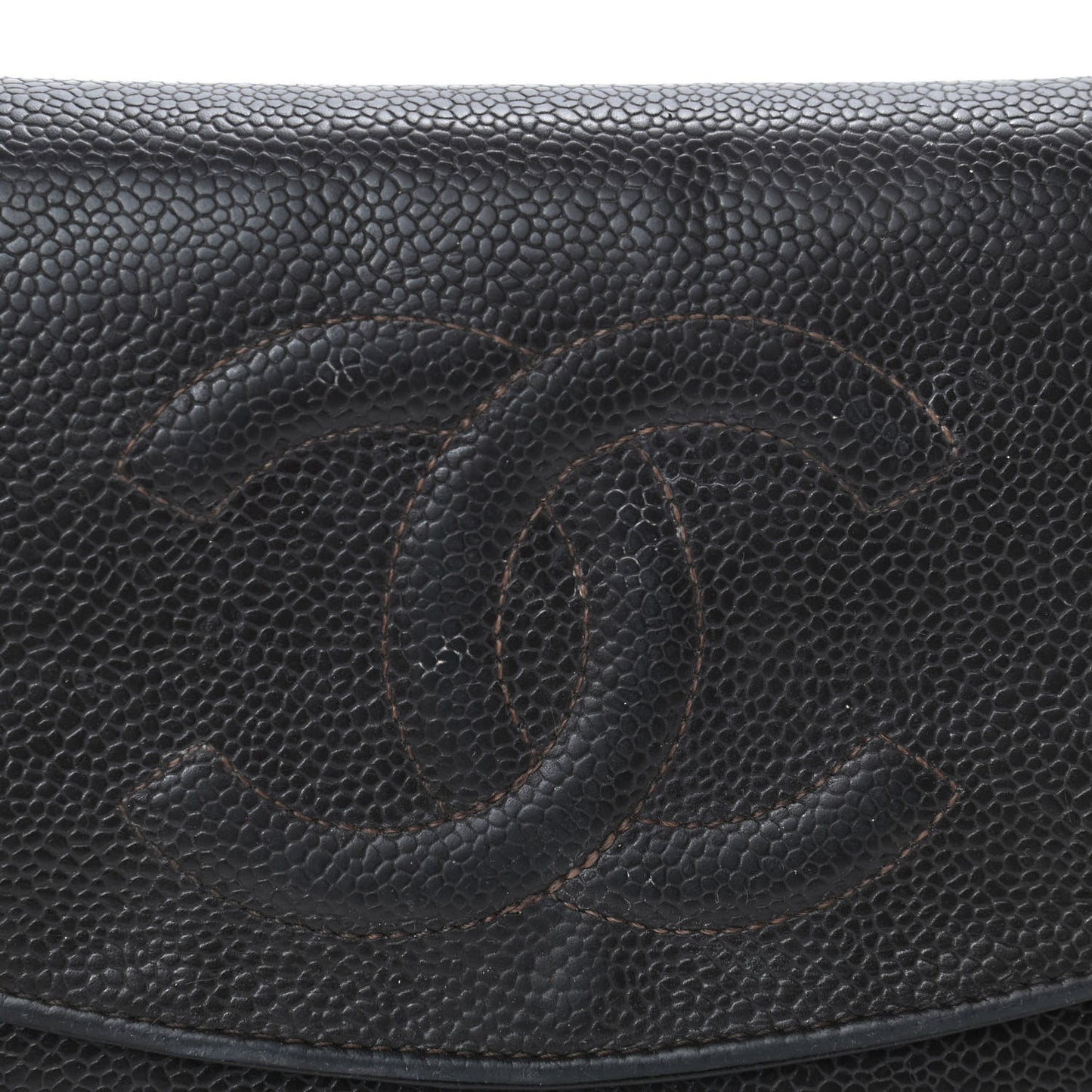 Caviar Timeless CC Wallet On Chain WOC Dark Brown
