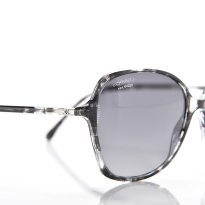 Chanel CC Polarized Sunglasses 5344 Black Grey 6 of 8