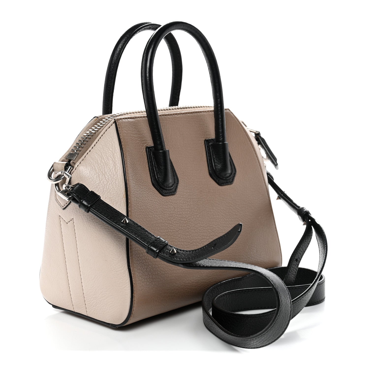 Givenchy Sugar Goatskin Mini Tri-Color Antigona Linen 3 of 13