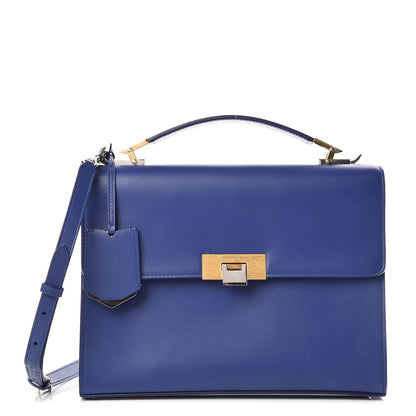 Balenciaga Veau Le Dix S New Cartable Briefcase Bleu Mineral 1 of 10