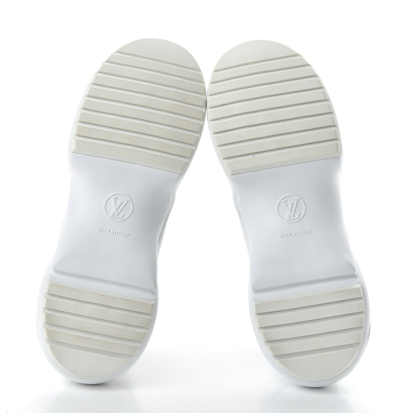 Patent Monogram Stripe LV Archlight Sneakers 39 White Blue