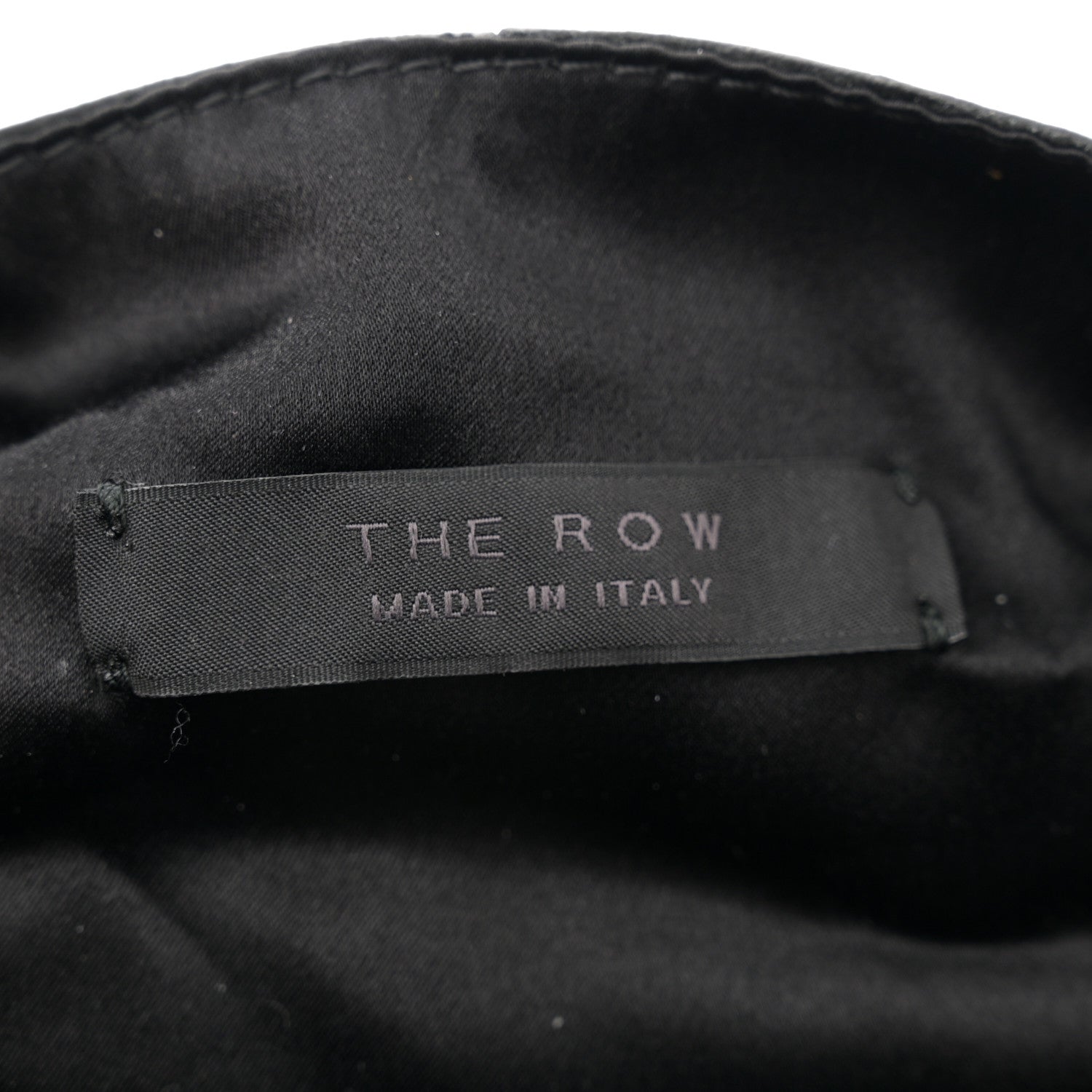 The Row Polished Saddle Calfskin Small Ascot Bag Black 6 of 9