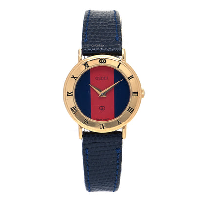 Gucci Stainless Steel Lizard 26mm 3000L Web Quartz Watch 1 of 6