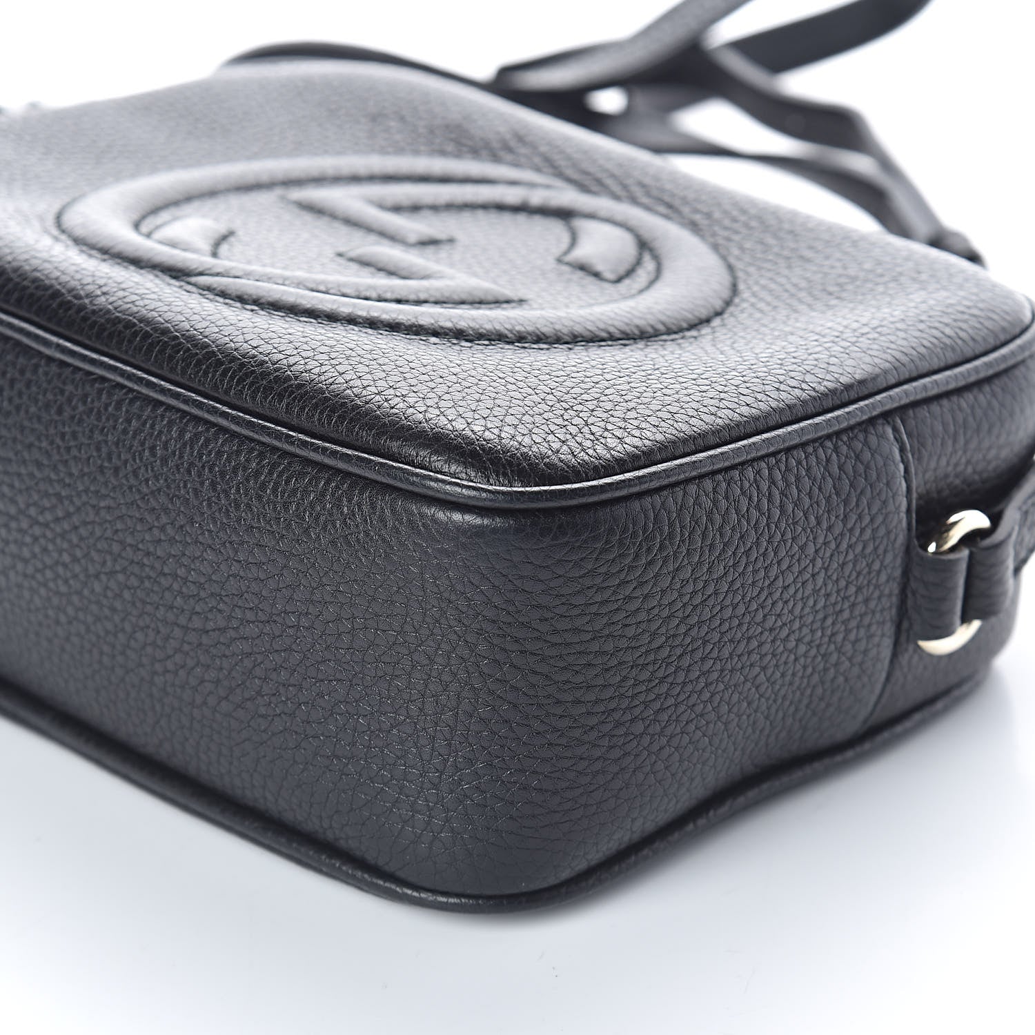 Gucci Pebbled Calfskin Small Soho Disco Bag Black 9 of 9