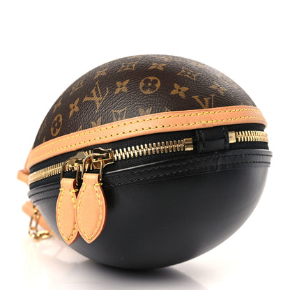 Louis Vuitton Monogram Egg Bag Black 4 of 8
