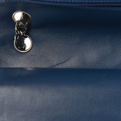 Chanel Patent Quilted Jumbo Double Flap Navy 13 of 18