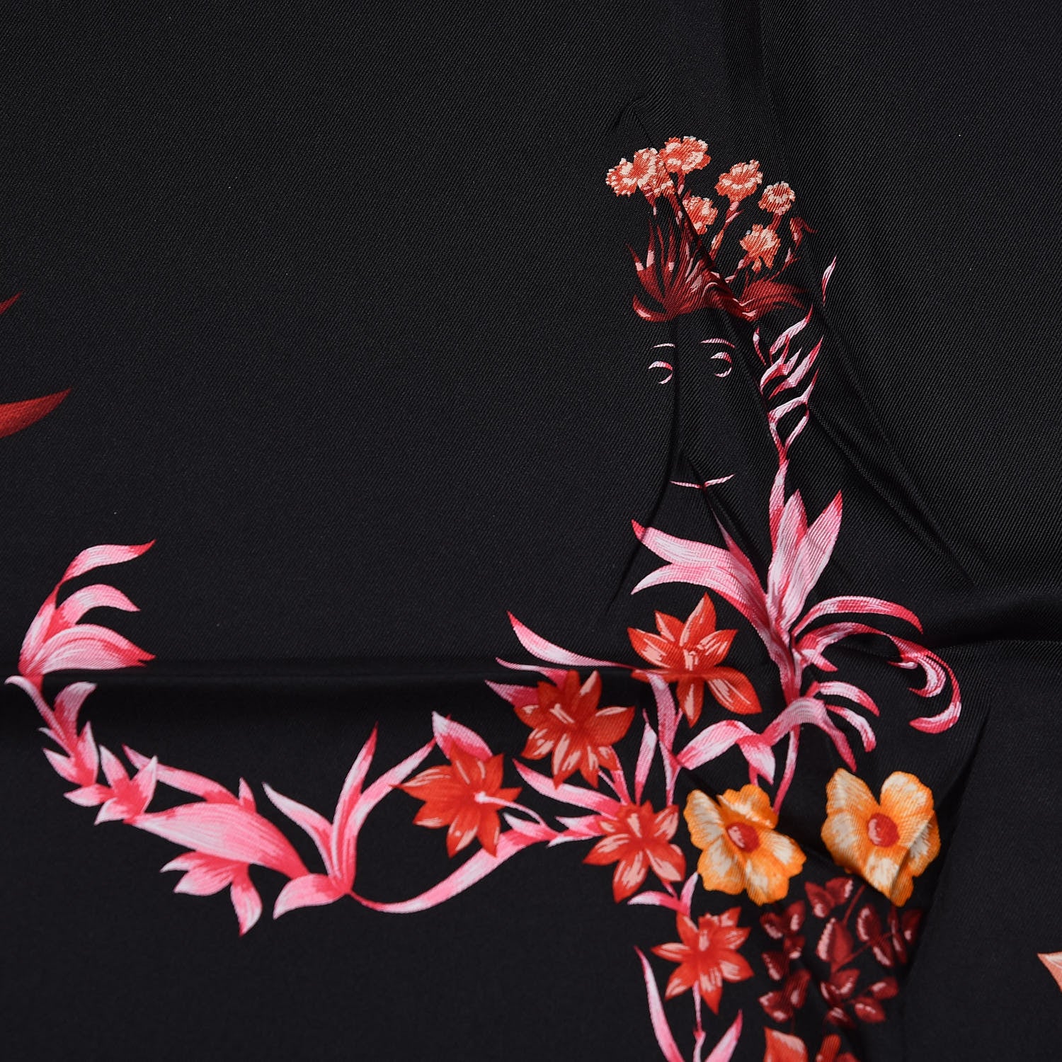 Hermes Silk Cheval Fleuri Scarf 90 5 of 8