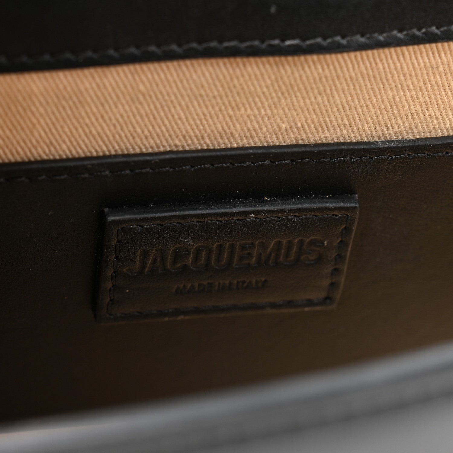 Jacquemus Smooth Calfskin Le Grand Bambino Black 6 of 19