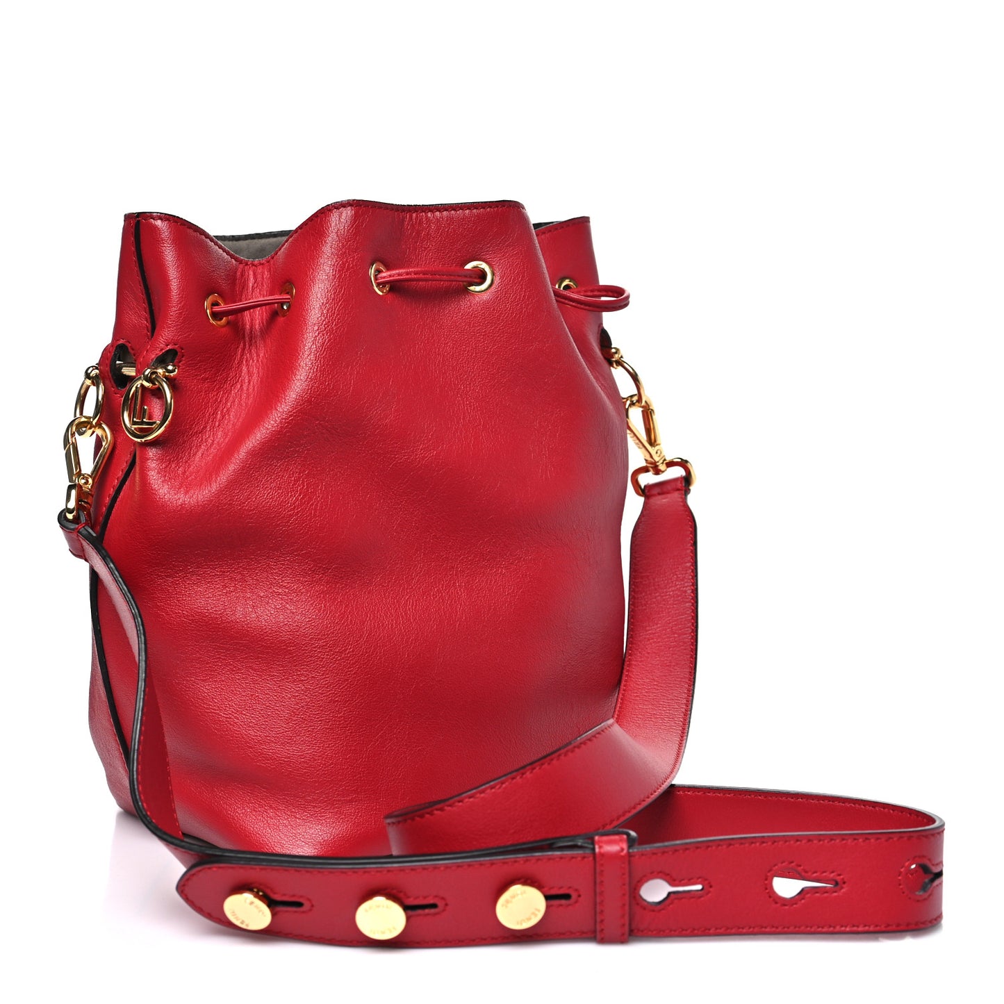 Vitello Grace Matte F is Fendi Grande Mon Tresor Bucket Bag Fragola