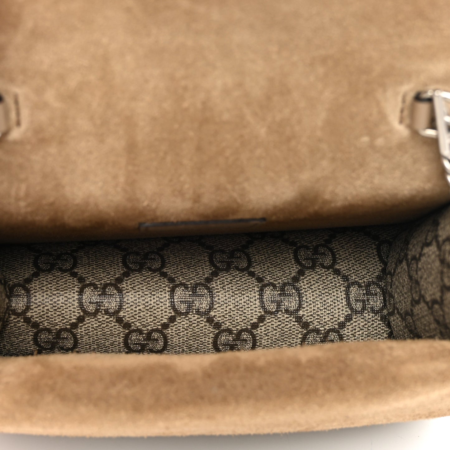 GG Supreme Monogram Mini Dionysus Top Handle Bag Taupe