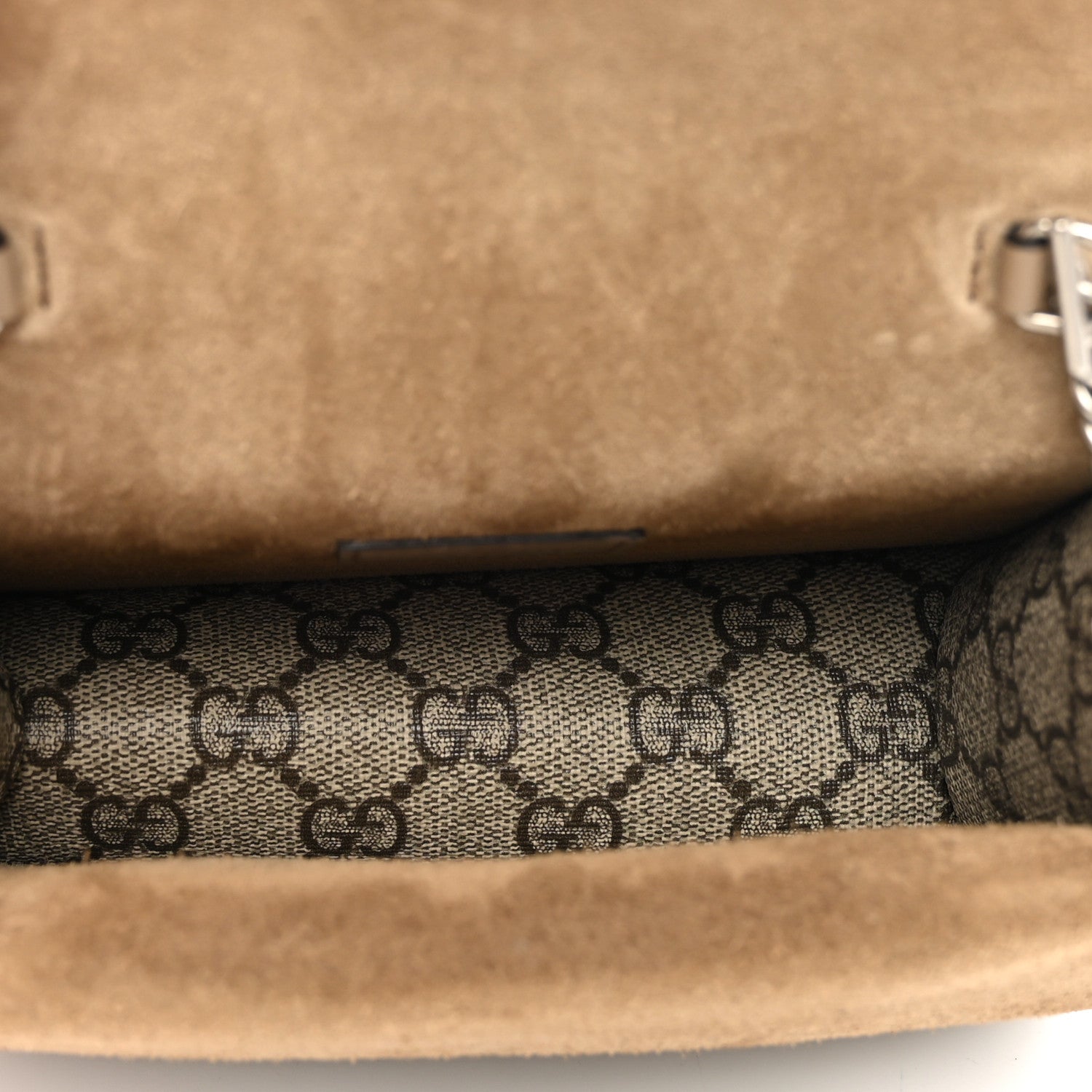Gucci GG Supreme Monogram Mini Dionysus Top Handle Bag Taupe 6 of 9