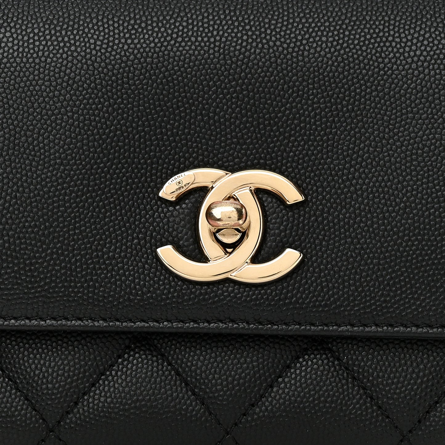 Caviar Quilted Small Business Affinity Flap Black