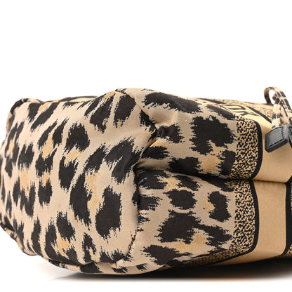 Christian Dior Canvas Mizza Embroidered Leopard DiorTravel Pouch Beige 10 of 11