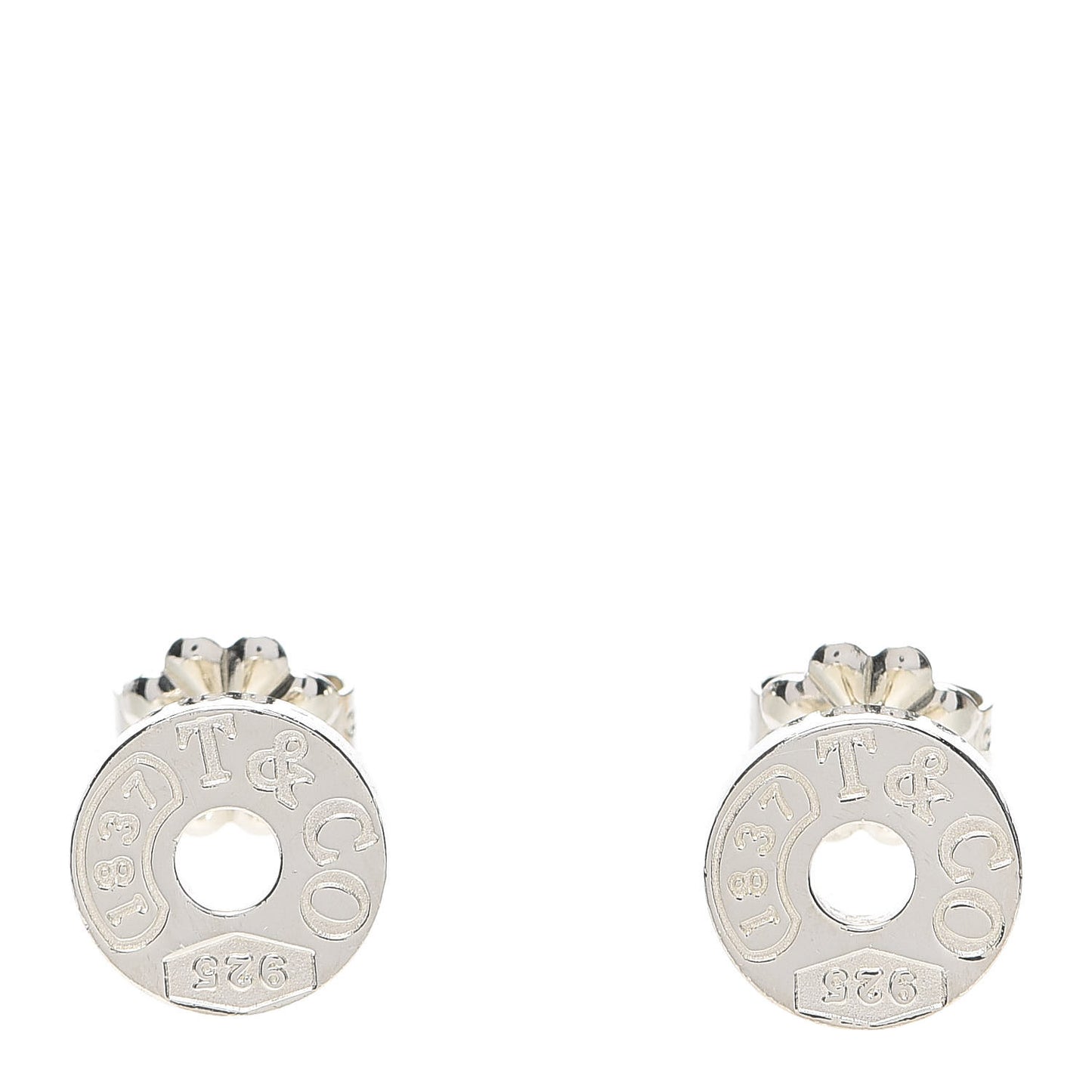 Sterling Silver 1837 Circle Earrings