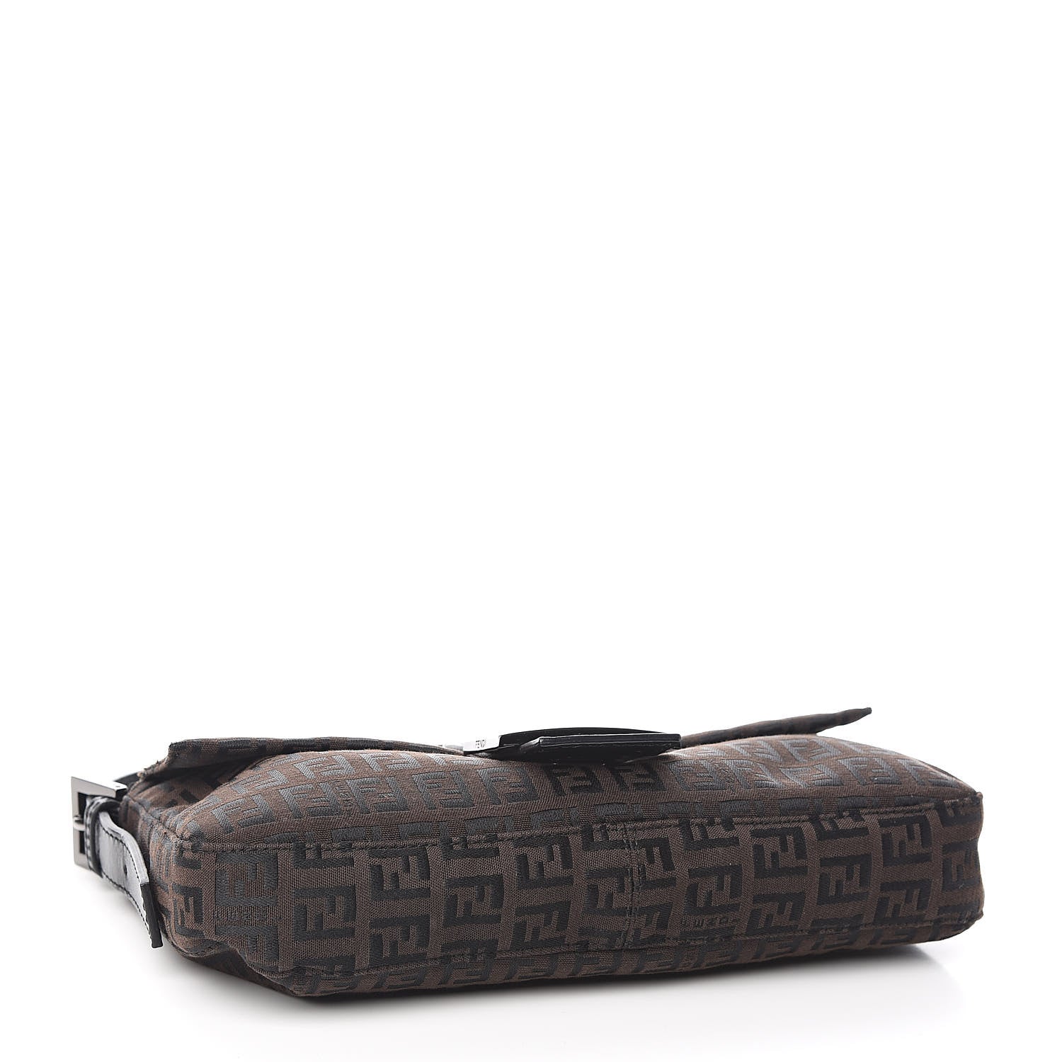 Fendi Zucchino Vitello Baguette Black Moro 4 of 10