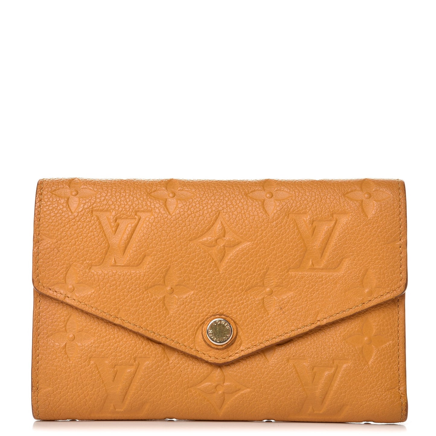 Empreinte Compact Curieuse Wallet Safran