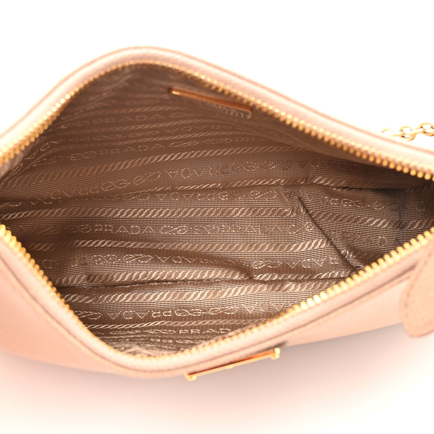 Saffiano Lux Re-Edition 2005 Shoulder Bag Cammeo